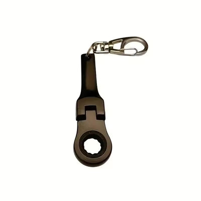 10MM WRENCH KEYCHAIN BLACK + CARBON WALLET