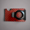 10MM WRENCH KEYCHAIN NEO CHROME + RED CARBON WALLET